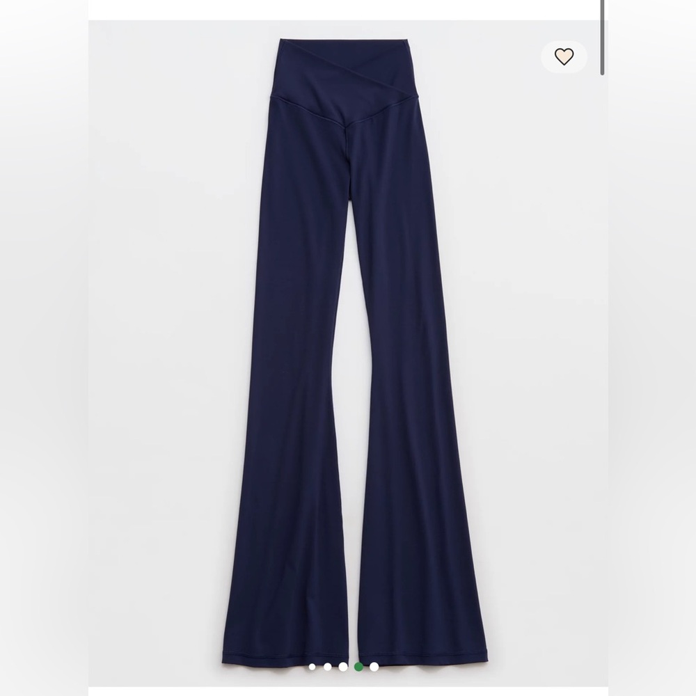 Aerie Real Me High Waisted Crossover Flare Legging